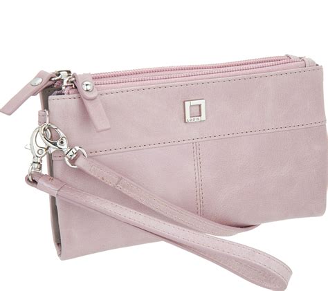 v33351 lodis italian leather wristlet and crossbody w rfid protection|lodis handbags one stop.